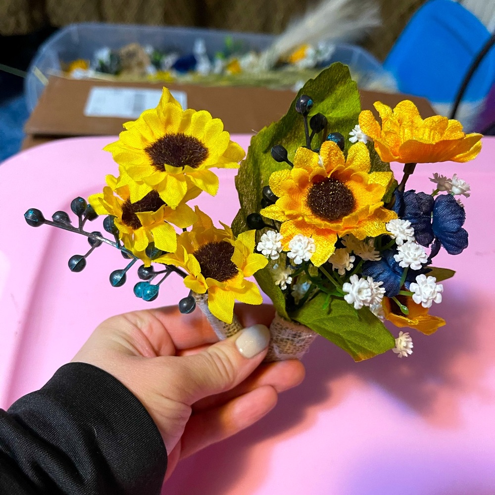 Sunflower Corsages & Boutonnieres
